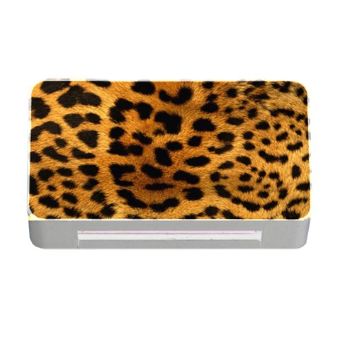 Jaguar Print	Memory Card Reader with CF (Rectangular) from ArtsNow.com Front