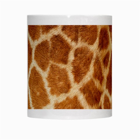 Giraffe Print	 White Mug from ArtsNow.com Center