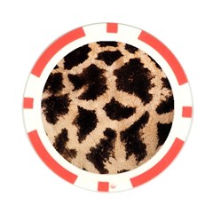 Giraffe Print Dark	 Poker Chip Card Guard (10 pack) from ArtsNow.com Back