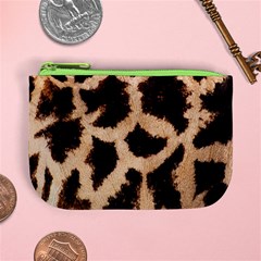 Giraffe Print Dark	 Mini Coin Purse from ArtsNow.com Front