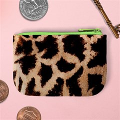 Giraffe Print Dark	 Mini Coin Purse from ArtsNow.com Back