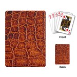 Crocodile Print	 Playing Cards Single Design