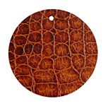 Crocodile Print	 Round Ornament (Two Sides)