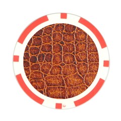 Crocodile Print	 Poker Chip Card Guard from ArtsNow.com Front