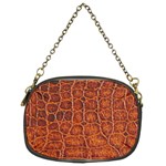 Crocodile Print	 Chain Purse (Two Sides)