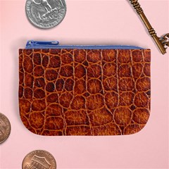 Crocodile Print	 Mini Coin Purse from ArtsNow.com Front