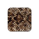 Snake Print	 Rubber Coaster (Square)