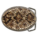 Snake Print	 Belt Buckle