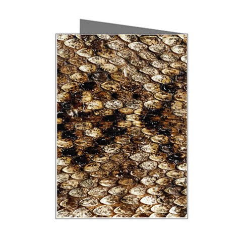 Snake Print	 Mini Greeting Card from ArtsNow.com Right