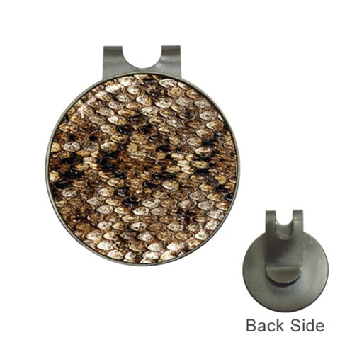 Snake Print	 Golf Ball Marker Hat Clip from ArtsNow.com Front