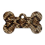 Snake Print	 Dog Tag Bone (One Side)