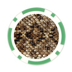 Snake Print	 Poker Chip Card Guard from ArtsNow.com Front