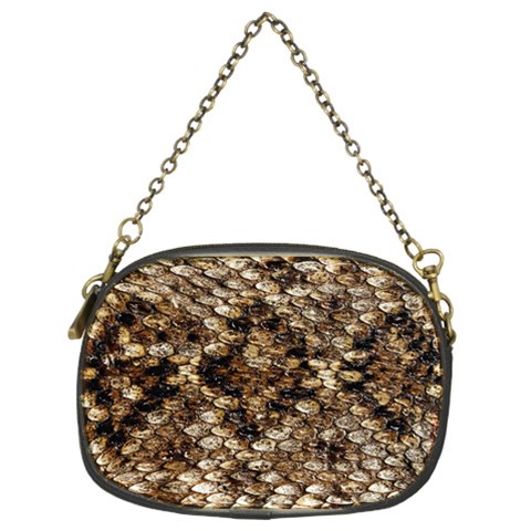 Snake Print	 Chain Purse (Two Sides) from ArtsNow.com Back