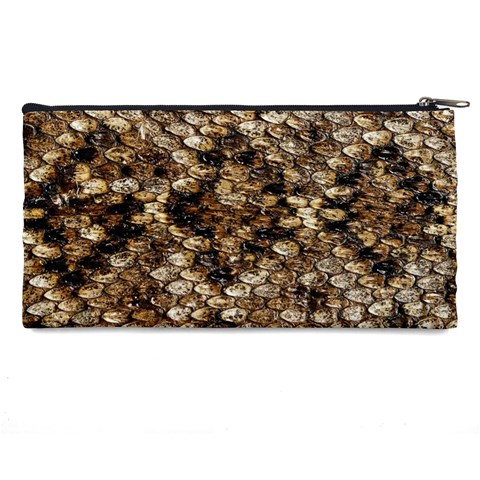 Snake Print	 Pencil Case from ArtsNow.com Back