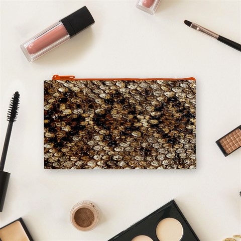 Snake Print	 Cosmetic Bag (Small) from ArtsNow.com Front