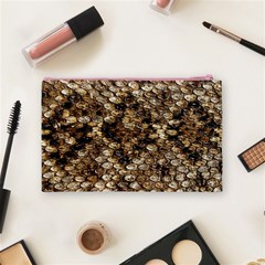 Snake Print	 Cosmetic Bag (Medium) from ArtsNow.com Back