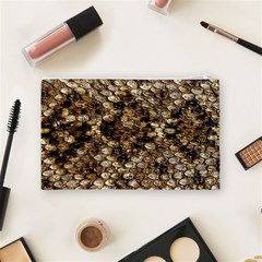 Snake Print	 Cosmetic Bag (Medium) from ArtsNow.com Back