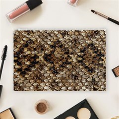 Snake Print	 Cosmetic Bag (Large) from ArtsNow.com Front