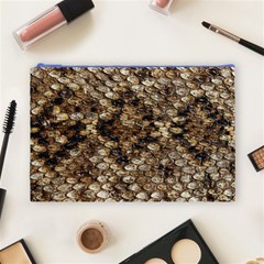 Snake Print	 Cosmetic Bag (Large) from ArtsNow.com Front