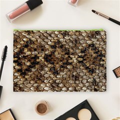 Snake Print	 Cosmetic Bag (Large) from ArtsNow.com Back