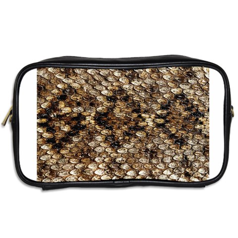 Snake Print	 Toiletries Bag (Two Sides) from ArtsNow.com Back