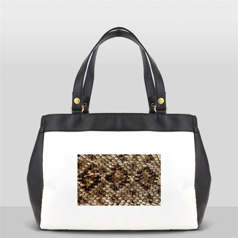 Snake Print	 Oversize Office Handbag (Two Sides) from ArtsNow.com Back