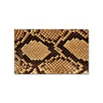 Snake Print Big	 Sticker (Rectangular)