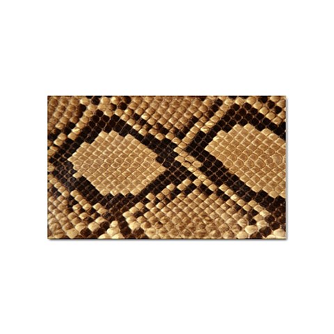 Snake Print Big	 Sticker Rectangular (100 pack) from ArtsNow.com Front