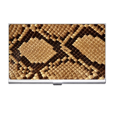 Snake Print Big	 Business Card Holder from ArtsNow.com Front