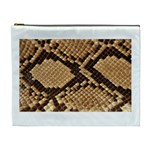 Snake Print Big	 Cosmetic Bag (XL)