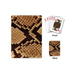 Snake Print Big	 Playing Cards (Mini)