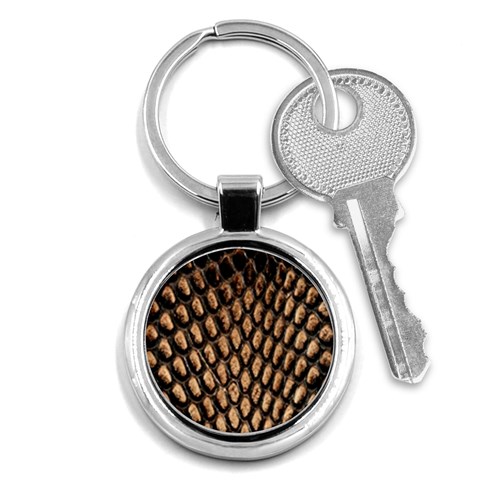 Cobra Print	 Key Chain (Round) from ArtsNow.com Front