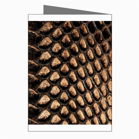 Cobra Print	 Greeting Cards (Pkg of 8) from ArtsNow.com Right