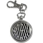 Zebra Print	 Key Chain Watch