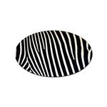 Zebra Print	 Sticker (Oval)