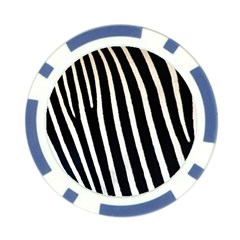 Zebra Print	 Poker Chip Card Guard from ArtsNow.com Front