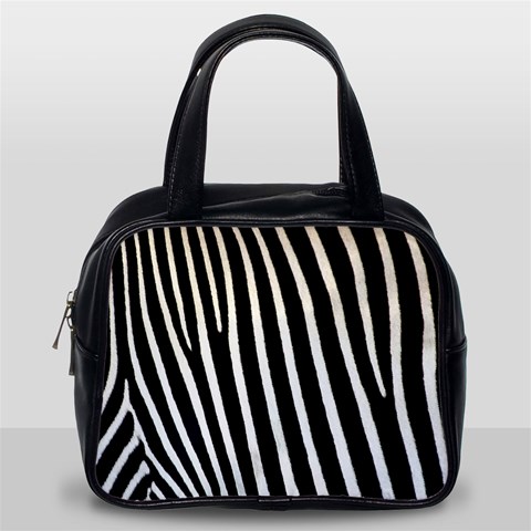 Zebra Print	 Classic Handbag (Two Sides) from ArtsNow.com Back