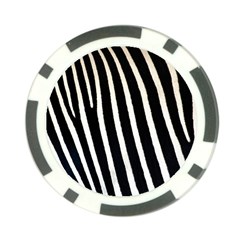 Zebra Print	 Poker Chip Card Guard (10 pack) from ArtsNow.com Front