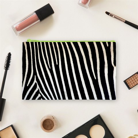 Zebra Print	 Cosmetic Bag (Medium) from ArtsNow.com Front