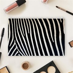 Zebra Print	 Cosmetic Bag (Large) from ArtsNow.com Back