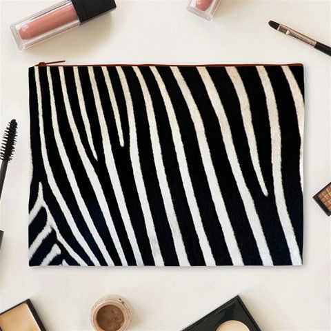 Zebra Print	 Cosmetic Bag (XL) from ArtsNow.com Front