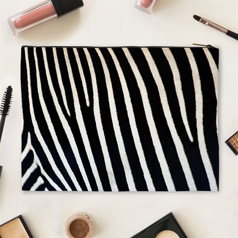 Zebra Print	 Cosmetic Bag (XL) from ArtsNow.com Back