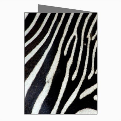 Zebra Print Big	 Greeting Cards (Pkg of 8) from ArtsNow.com Right