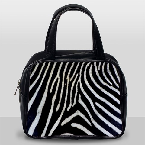 Zebra Print Big	 Classic Handbag (One Side) from ArtsNow.com Front