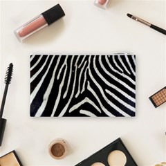 Zebra Print Big	 Cosmetic Bag (Small) from ArtsNow.com Back