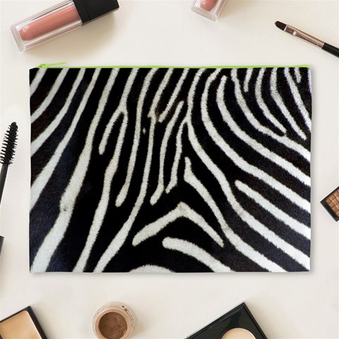 Zebra Print Big	 Cosmetic Bag (XL) from ArtsNow.com Front