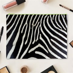 Zebra Print Big	 Cosmetic Bag (XL) from ArtsNow.com Front