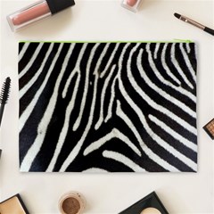 Zebra Print Big	 Cosmetic Bag (XL) from ArtsNow.com Back