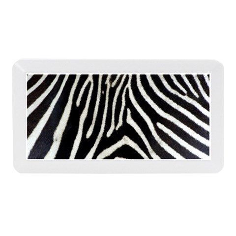 Zebra Print Big	Memory Card Reader (Mini Rectangular) from ArtsNow.com Front