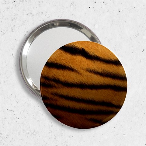 Tiger Print Dark	 2.25  Handbag Mirror from ArtsNow.com Front